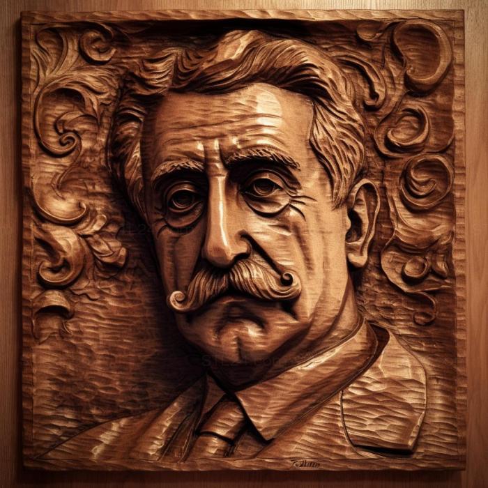 Famous (Giacomo Puccini 4, 3DFMS_6763) 3D models for cnc